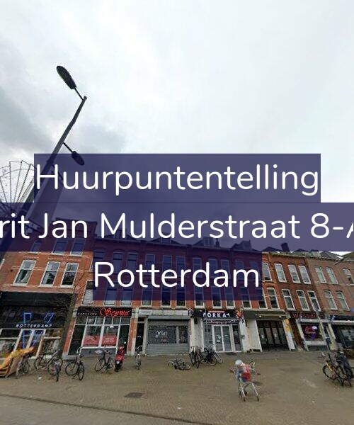 Foto gevel Huurpuntentelling voor Gerrit Jan Mulderstraat 8-A01, Rotterdam