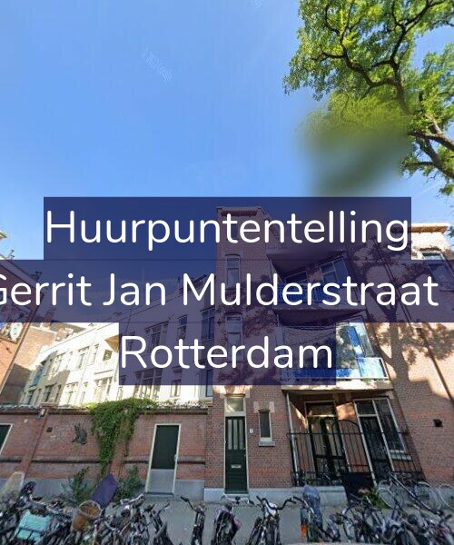 Foto gevel Huurpuntentelling voor Gerrit Jan Mulderstraat 1, Rotterdam