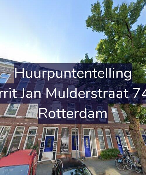 Foto gevel Huurpuntentelling voor Gerrit Jan Mulderstraat 74-B, Rotterdam