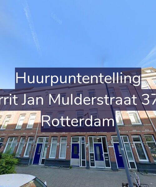 Foto gevel Huurpuntentelling voor Gerrit Jan Mulderstraat 37-A, Rotterdam