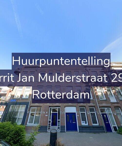 Foto gevel Huurpuntentelling voor Gerrit Jan Mulderstraat 29-C, Rotterdam