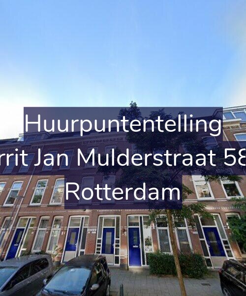 Foto gevel Huurpuntentelling voor Gerrit Jan Mulderstraat 58-A, Rotterdam
