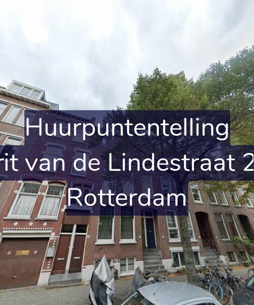 Foto gevel Huurpuntentelling voor Gerrit van de Lindestraat 29-B, Rotterdam