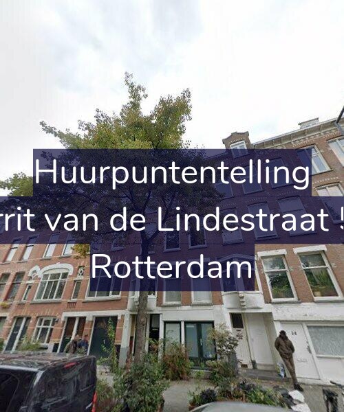 Foto gevel Huurpuntentelling voor Gerrit van de Lindestraat 5-B, Rotterdam