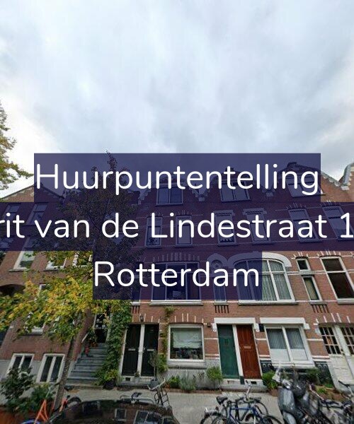 Foto gevel Huurpuntentelling voor Gerrit van de Lindestraat 17-A, Rotterdam