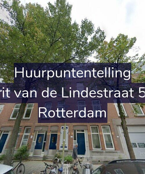Foto gevel Huurpuntentelling voor Gerrit van de Lindestraat 50-A, Rotterdam