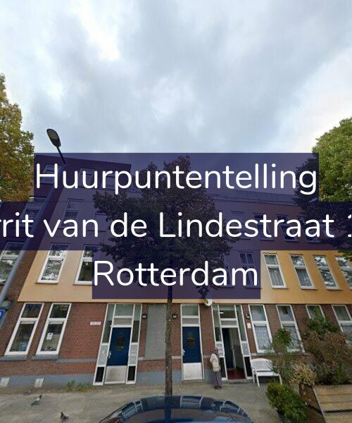 Foto gevel Huurpuntentelling voor Gerrit van de Lindestraat 121, Rotterdam