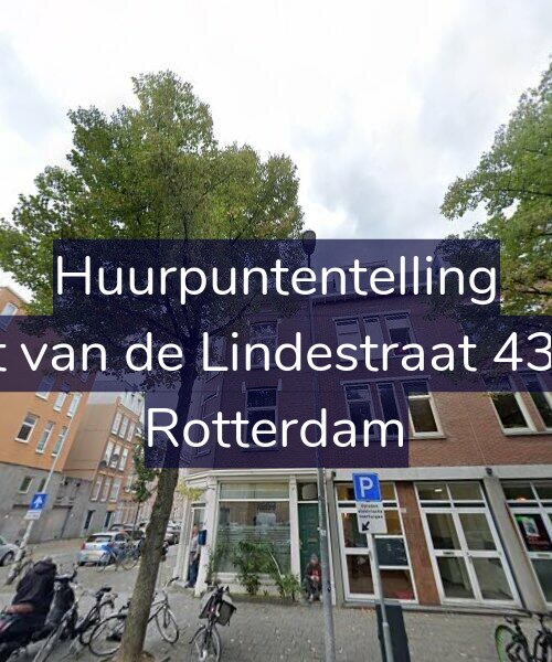 Foto gevel Huurpuntentelling voor Gerrit van de Lindestraat 43-A02, Rotterdam