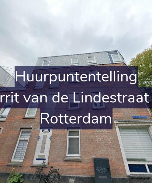 Foto gevel Huurpuntentelling voor Gerrit van de Lindestraat 34, Rotterdam