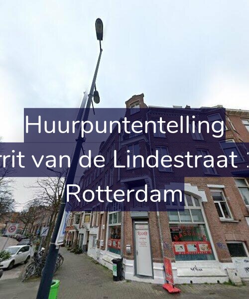 Foto gevel Huurpuntentelling voor Gerrit van de Lindestraat 1-A, Rotterdam