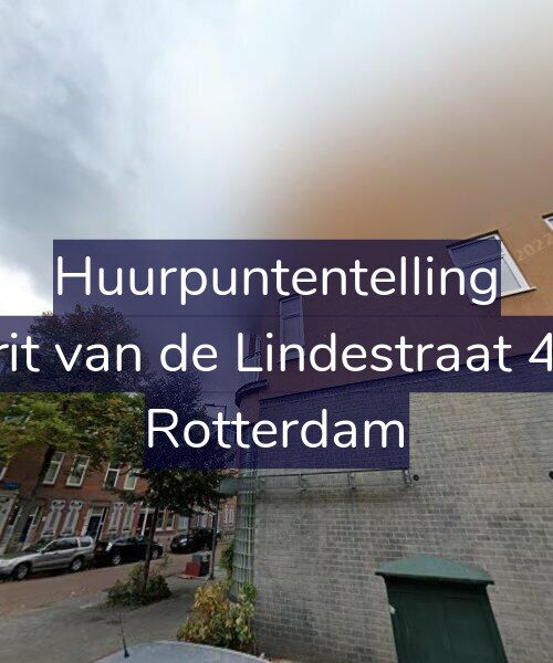 Foto gevel Huurpuntentelling voor Gerrit van de Lindestraat 45-C, Rotterdam