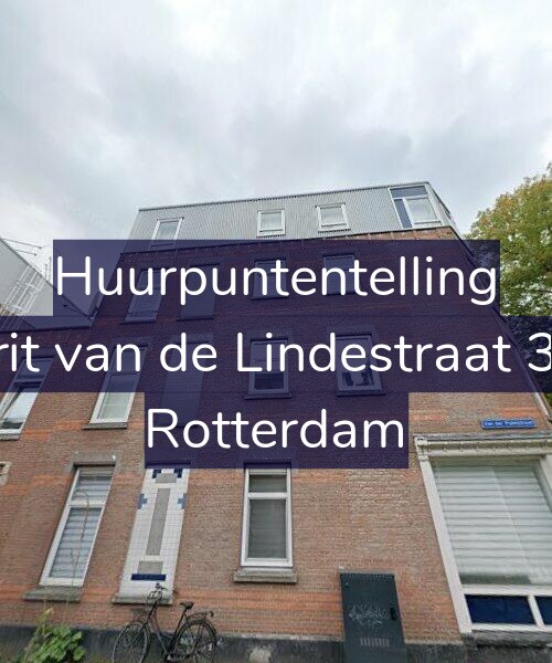 Foto gevel Huurpuntentelling voor Gerrit van de Lindestraat 38-B, Rotterdam