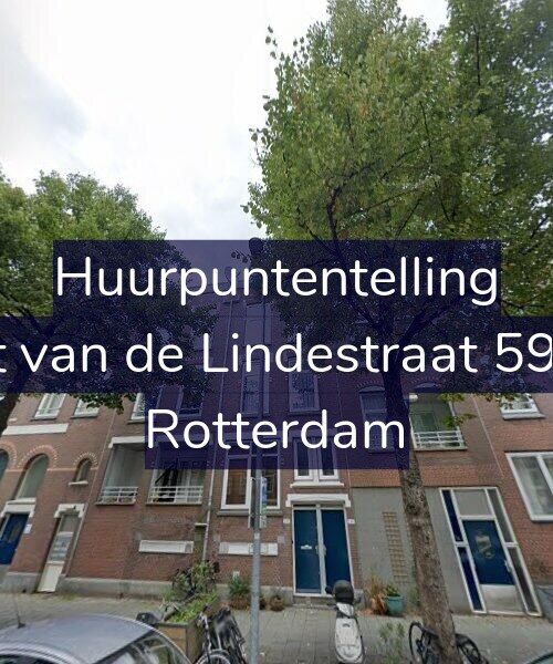 Foto gevel Huurpuntentelling voor Gerrit van de Lindestraat 59-A02, Rotterdam