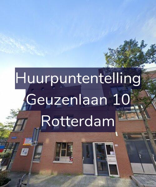 Foto gevel Huurpuntentelling voor Geuzenlaan 10, Rotterdam