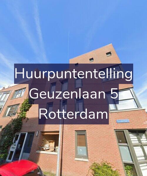 Foto gevel Huurpuntentelling voor Geuzenlaan 5, Rotterdam