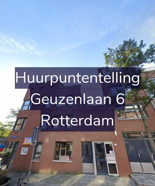 Foto gevel Huurpuntentelling voor Geuzenlaan 6, Rotterdam