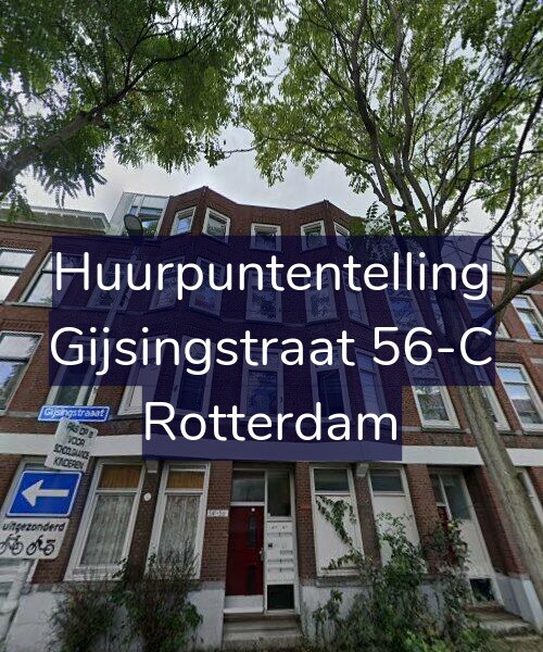 Foto gevel Huurpuntentelling voor Gijsingstraat 56-C, Rotterdam
