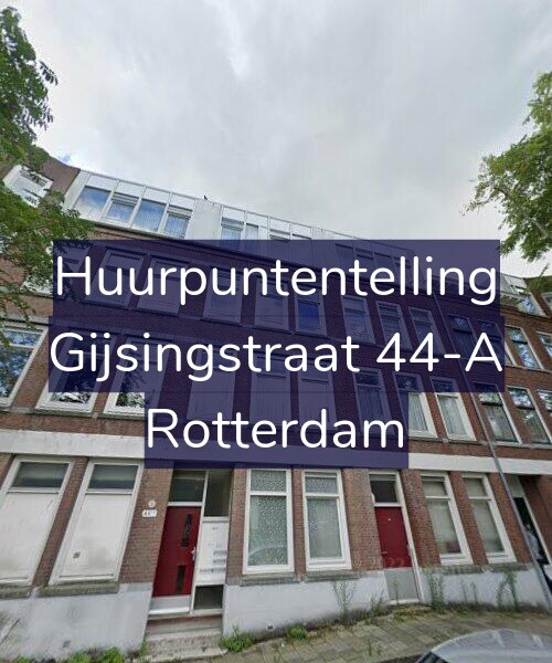 Foto gevel Huurpuntentelling voor Gijsingstraat 44-A, Rotterdam