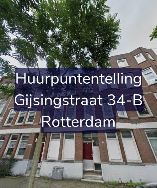 Foto gevel Huurpuntentelling voor Gijsingstraat 34-B, Rotterdam