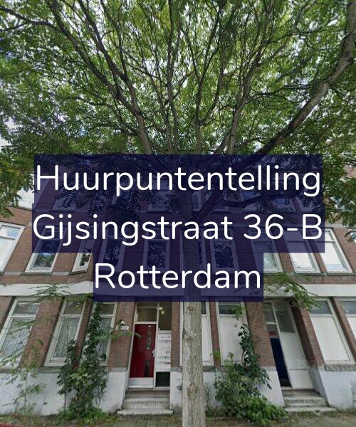 Foto gevel Huurpuntentelling voor Gijsingstraat 36-B, Rotterdam