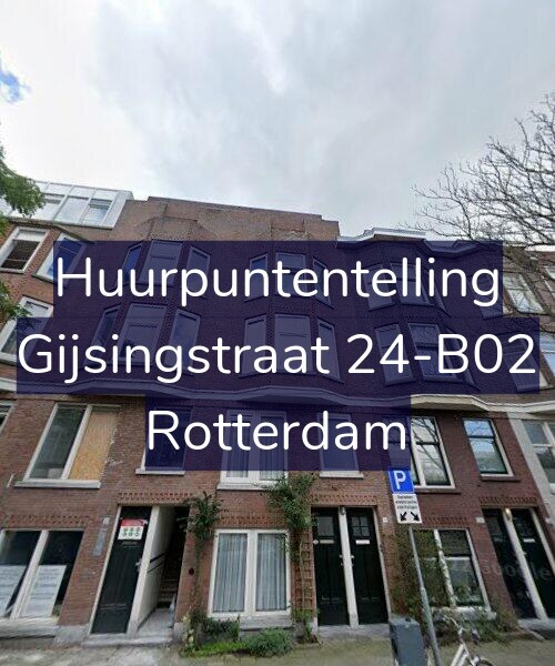 Foto gevel Huurpuntentelling voor Gijsingstraat 24-B02, Rotterdam
