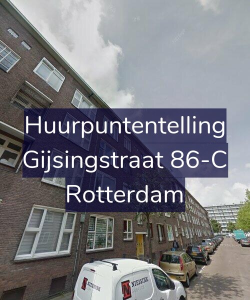 Foto gevel Huurpuntentelling voor Gijsingstraat 86-C, Rotterdam