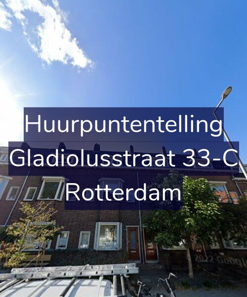 Foto gevel Huurpuntentelling voor Gladiolusstraat 33-C, Rotterdam