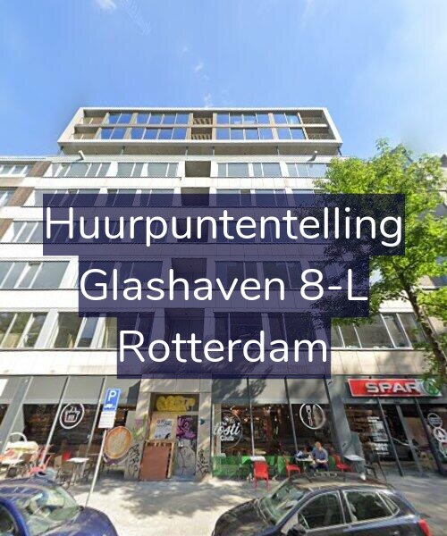 Foto gevel Huurpuntentelling voor Glashaven 8-L, Rotterdam