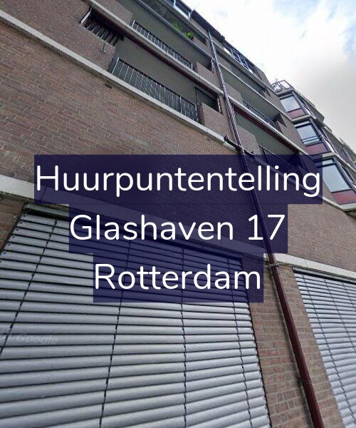 Foto gevel Huurpuntentelling voor Glashaven 17, Rotterdam