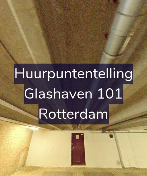 Foto gevel Huurpuntentelling voor Glashaven 101, Rotterdam