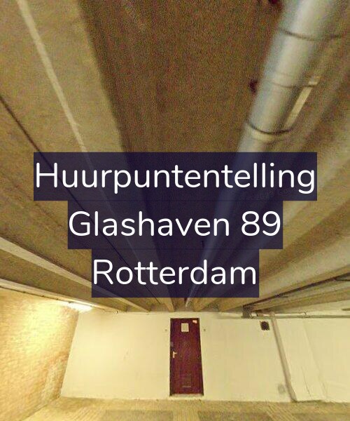 Foto gevel Huurpuntentelling voor Glashaven 89, Rotterdam