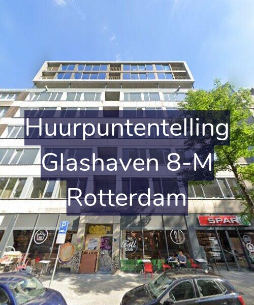 Foto gevel Huurpuntentelling voor Glashaven 8-M, Rotterdam