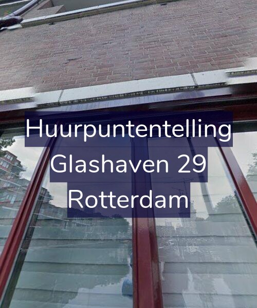 Foto gevel Huurpuntentelling voor Glashaven 29, Rotterdam