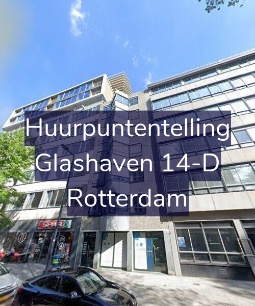 Foto gevel Huurpuntentelling voor Glashaven 14-D, Rotterdam
