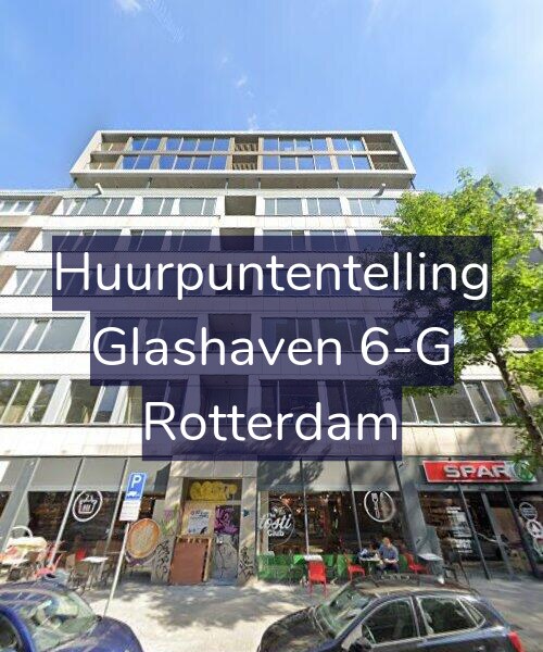 Foto gevel Huurpuntentelling voor Glashaven 6-G, Rotterdam