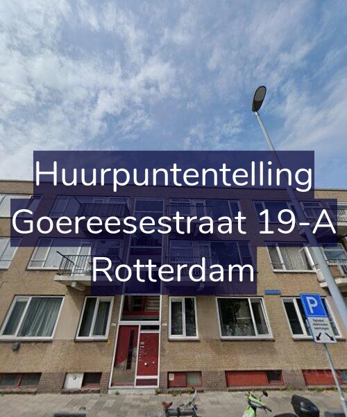 Foto gevel Huurpuntentelling voor Goereesestraat 19-A, Rotterdam