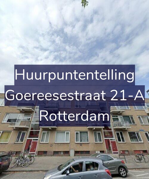 Foto gevel Huurpuntentelling voor Goereesestraat 21-A, Rotterdam