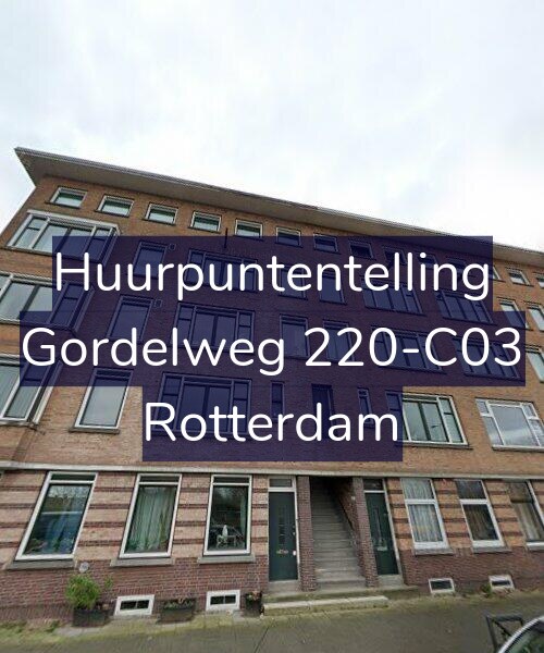 Foto gevel Huurpuntentelling voor Gordelweg 220-C03, Rotterdam