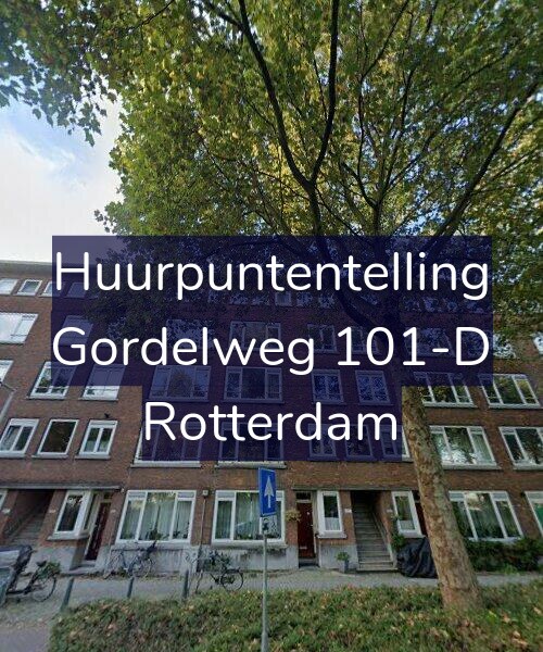 Foto gevel Huurpuntentelling voor Gordelweg 101-D, Rotterdam