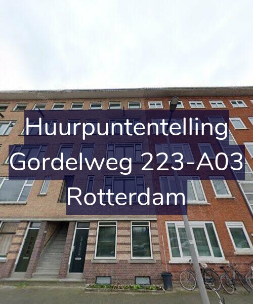 Foto gevel Huurpuntentelling voor Gordelweg 223-A03, Rotterdam