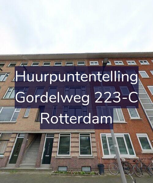 Foto gevel Huurpuntentelling voor Gordelweg 223-C, Rotterdam