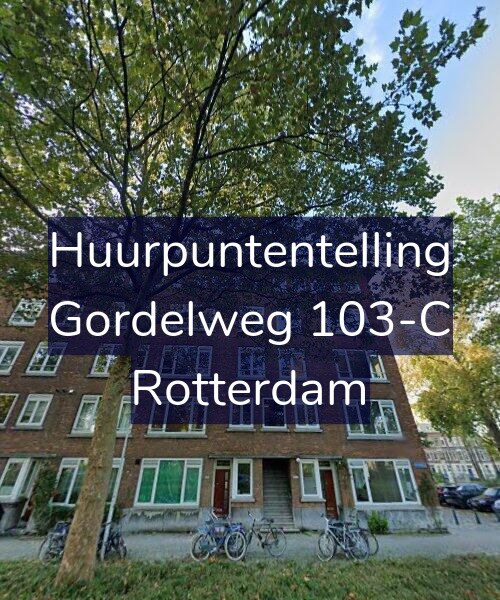Foto gevel Huurpuntentelling voor Gordelweg 103-C, Rotterdam