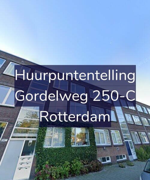 Foto gevel Huurpuntentelling voor Gordelweg 250-C, Rotterdam