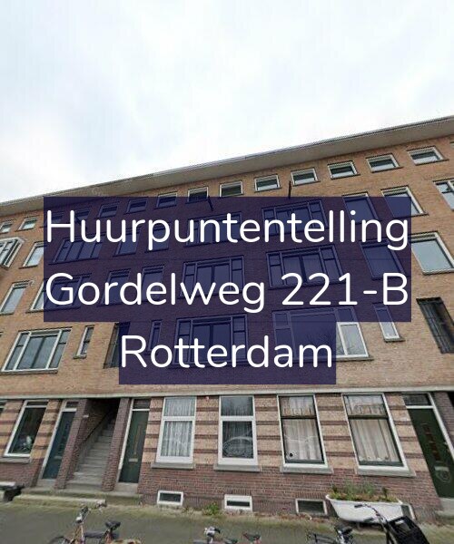 Foto gevel Huurpuntentelling voor Gordelweg 221-B, Rotterdam