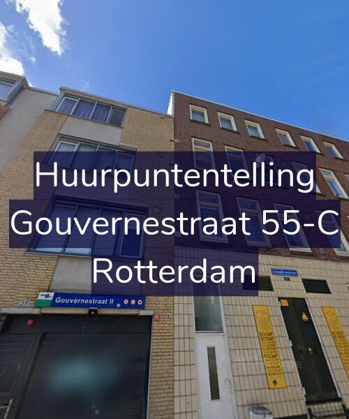 Foto gevel Huurpuntentelling voor Gouvernestraat 55-C, Rotterdam