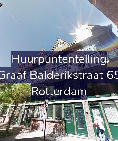 Foto gevel Huurpuntentelling voor Graaf Balderikstraat 65, Rotterdam