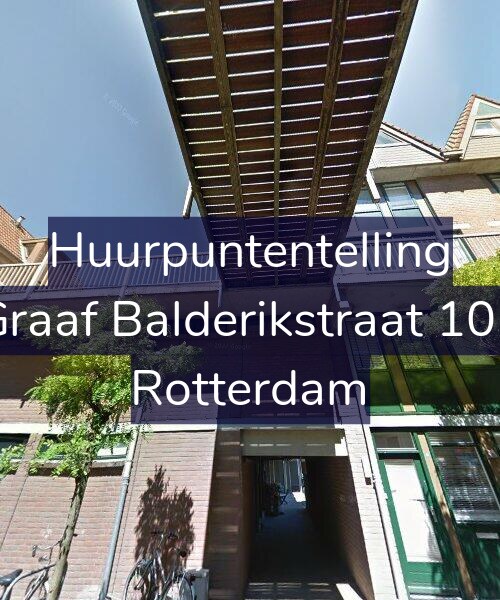 Foto gevel Huurpuntentelling voor Graaf Balderikstraat 103, Rotterdam