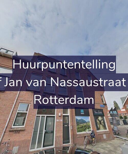 Foto gevel Huurpuntentelling voor Graaf Jan van Nassaustraat 15-B, Rotterdam