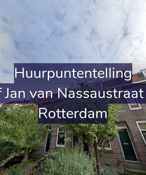 Foto gevel Huurpuntentelling voor Graaf Jan van Nassaustraat 16-B, Rotterdam