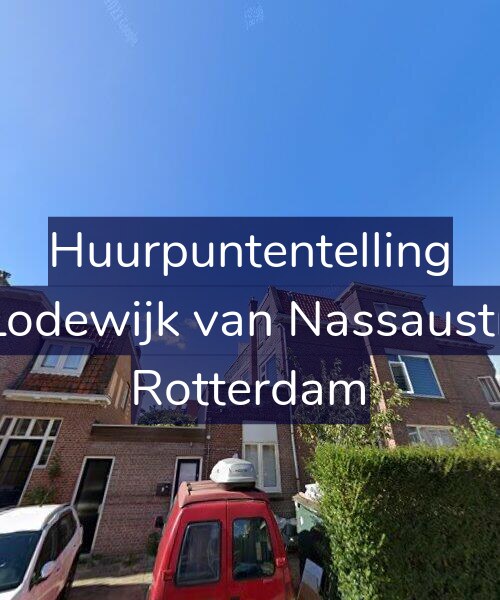 Foto gevel Huurpuntentelling voor Graaf Lodewijk van Nassaustraat 11, Rotterdam